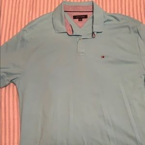 Teal large Tommy Hilfiger polo